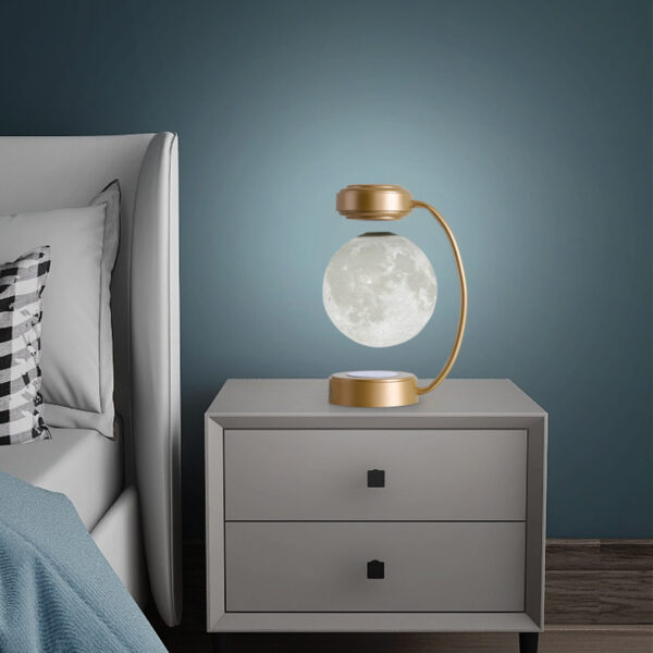Schwebende 3D LED Kugellampe – Bild 5